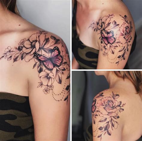 Apr 13, 2023 - This Pin was created by Ainsley on <b>Pinterest</b>. . Floral tattoos pinterest